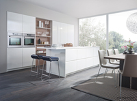 Meuble de cuisine en bois au design moderne chinois intelligent à vendre Armoires de cuisine
