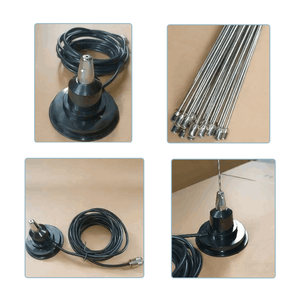 เสาอากาศวิทยุสื่อสารแบบยาว 1300 มม. 27MHz Hustler พร้อมฐานแม่เหล็ก - Product Image 5