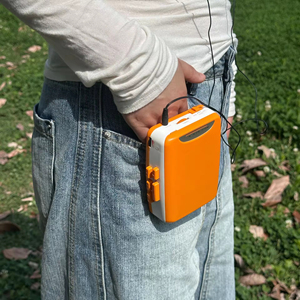 Portable Cassette Player BT Wireless RGB LED Light <b>USB</b> Battery Dual Power English Learning Walkman Retro Music Tape Recorder - Product Image 6