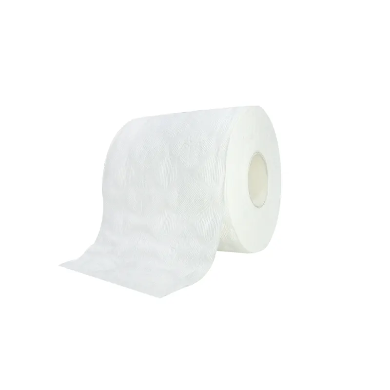 Tái chế giấy vệ sinh giấy tre hữu cơ màu đỏ cho doanh nghiệp Refill N gấp làm sạch khăn mặt lăn lăn 1