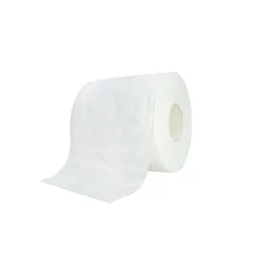 Daur ulang kertas tisu Toilet bambu organik merah untuk bisnis isi ulang N Lipat membersihkan wajah handuk gulung 1
