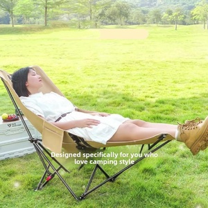 Bán buôn tùy chỉnh di động có thể gập lại ngoài trời kim loại cắm trại ghế Oxford vải ghế với khung thép carbon câu cá và công viên sử dụng - Product Image 6