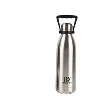 Grande taille isolée sous vide peut être avec poignée Ss bouteilles d'eau double paroi en acier inoxydable 304 avec cuivre 1.5L Camping CLASSIC