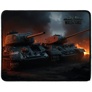 แผ่นรองเมาส์เวิลด์ออฟแทงค์ 29x23 ซม. ดีไซน์สำหรับเล่นเกมต่อสู้ - Product Image 2