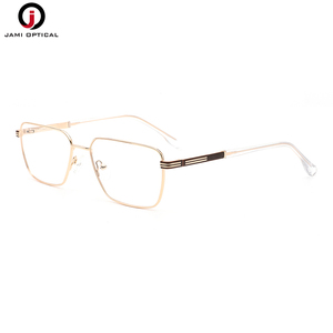 Chất lượng cao kim loại Kính Mắt vuông kinh doanh khung quang người đàn ông kính khung - Product Image 5