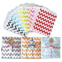 Sacs à bonbons en papier ondulé de qualité supérieure 13x18cm pour mariage, anniversaire, buffet, gâteau - Vente en gros