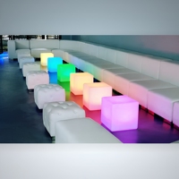 Table basse LED de 40 cm de hauteur / Table de bar VIP pour salon de club (cb400)