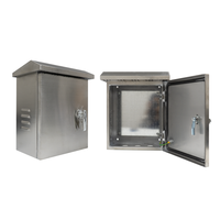 Boîtier de distribution électrique mural en acier inoxydable SUS 304, étanche IP66, taille personnalisable, panneau de commande d'alimentation