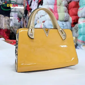 Megan-bolsos de cuero de estilo mixto para mujer, ropa usada de China, venta al por mayor