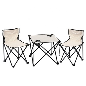 Ensemble <span class=keywords><strong>de</strong></span> tables et chaises pliantes <span class=keywords><strong>pour</strong></span> le <span class=keywords><strong>camping</strong></span>, meubles d'extérieur portables <span class=keywords><strong>pour</strong></span> les voyages en voiture, la plage, les pique-niques, la pêche - Product Image 1