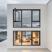 Ventanas Abatibles de Aluminio con Rotura de Puente Térmico, Resistentes a Altas Presiones de Viento, Vidrio Templado Doble Low-E, Calificadas por Energy Star
