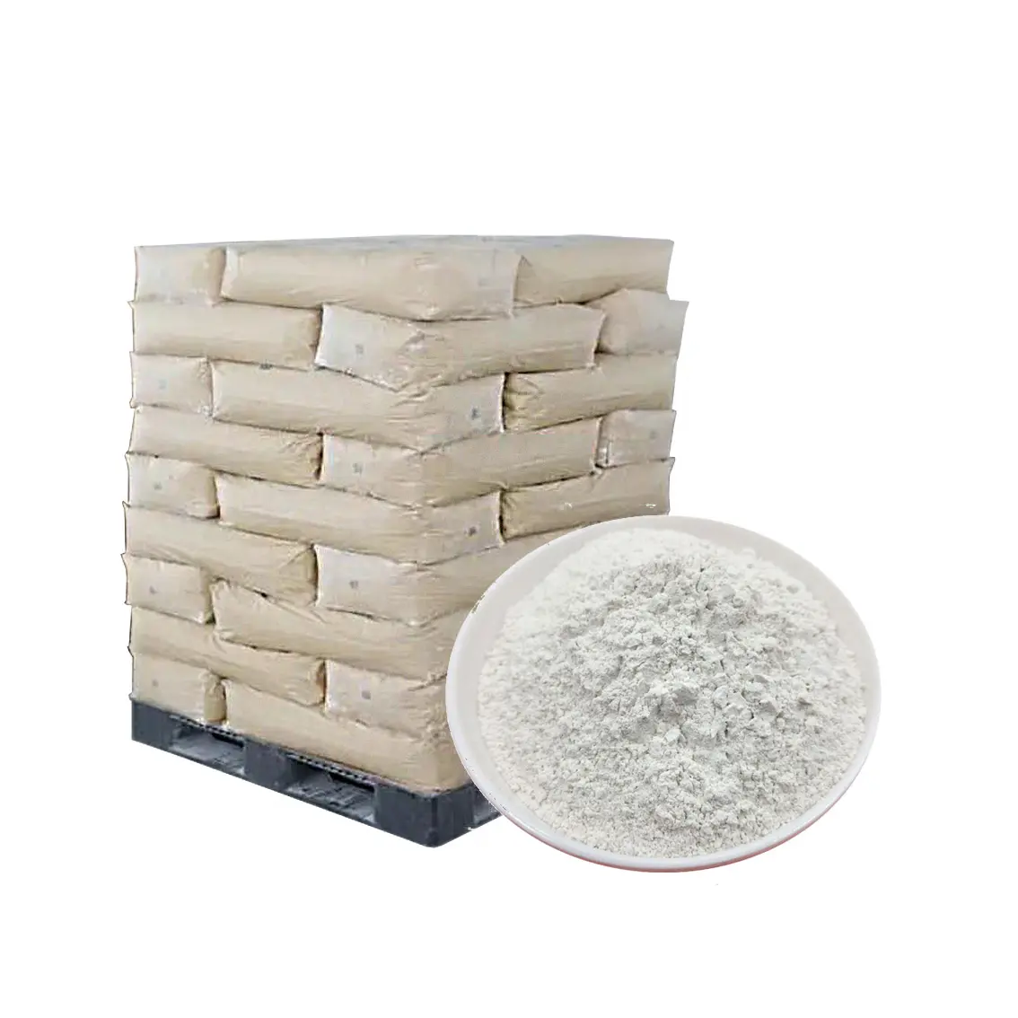 Çin bentonit fiyat ton API sodyum/kalsiyum 25kg torba Multani Mitti kil tozu kaynağı sondaj çamur için bentonit tozu