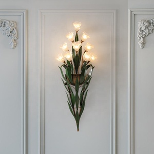 Le lampade da <span class=keywords><strong>parete</strong></span> a <span class=keywords><strong>LED</strong></span> in stile Country francese sono adatte per decorare le pareti di sfondo della TV e le testiere delle camere da letto. - Product Image 4