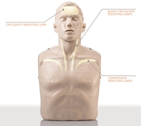 Mannequin de formation en RCP pour adultes KyrenMed Advanced avec visualisation du flux sanguin, mannequin de formation aux soins d'urgence