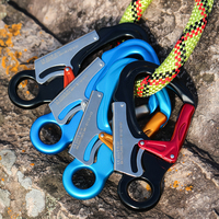 Mousqueton à vis en aluminium CLIWIZ 35kN pour l'escalade et la gym, clips de mousqueton à vis SGM7110TN