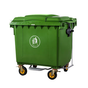1100 Liter Grote Afval Containers Outdoor <span class=keywords><strong>Plastic</strong></span> Vuilnisbak Met Wielen - Product Image 1