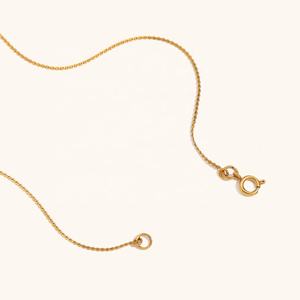 Dingran 2024 nueva moda 18K chapado en oro 26 letras burbuja collares impermeable joyería de acero inoxidable - Product Image 6