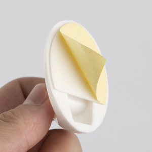 Trắng Đơn Giản Nhựa Tường Treo Dính Móc Lớn Vừa Kích Thước Nhỏ Cho Phòng Ngủ Nhà Bếp Phòng Tắm - Product Image 4