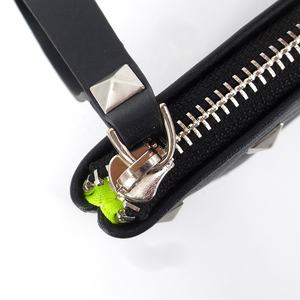 Nero alla moda di cuoio DELL'UNITÀ di elaborazione rivetto pelle di pecora di cuoio DELL'UNITÀ di elaborazione della carta di attesa moneta del raccoglitore della frizione della borsa <span class=keywords><strong>da</strong></span> <span class=keywords><strong>sera</strong></span> borsa borsa <span class=keywords><strong>da</strong></span> polso <span class=keywords><strong>da</strong></span> uomo - Product Image 5