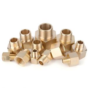 Nissin Brass Npt Threaded Adapter Connector For Water And Air Pipe Male Female Fitting - Product Image 1
