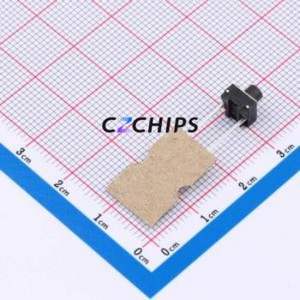 TSB06153-065B832BA-L2000 Tactile Switch Through hole,6.1x6.1mm Switch Single Pole Single Throw Round Button 2.5N 6.1mm - Product Image 2