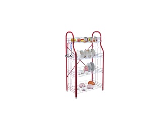 Égouttoir à vaisselle autoportant à 4 niveaux, fourni par l'usine, avec logo personnalisé, OEM, étagère de rangement de <span class=keywords><strong>cuisine</strong></span>, <span class=keywords><strong>achat</strong></span> en gros - Product Image 4