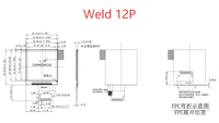1,33 Zoll 240x240 12PIN SPI-Schnittstelle ST7789 TFT LCD-Anzeigemodul IPS-Bildschirm