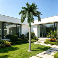 Palmiers artificiels géants d'extérieur : Faux palmiers à noix de coco, palmiers royal dattier, Washingtonia, Areca – Idéaux pour projets de paysagisme et de complexes hôteliers, résistants aux UV et ignifuges.