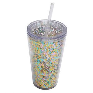 AGH Wholesale – Gobelet isotherme à double paroi en acier inoxydable, effet boule à neige, 16oz et 24oz, sans BPA, écologique, pour fêtes, 6-12 personnes - Product Image 6