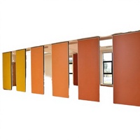 Cloison mobile commerciale, panneau de séparation acoustique haute performance pour salles de banquet d'hôtel, espaces de bureau et hôtels