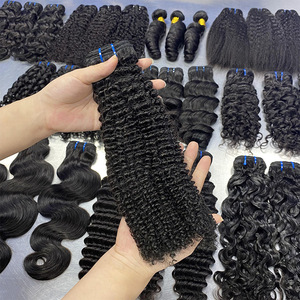 <span class=keywords><strong>Extensiones</strong></span> de Cabello Virgen Personalizadas, Rizadas y Trenzadas, para Cola de Caballo, Peluca de Cortina - Product Image 3