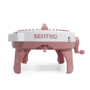 Sentro קטן 48 מחטי גרב Diy עגול פלסטיק סריגה מכונת צעצוע ידני סוודר יד סרוגה מכונת סריגה מכונות