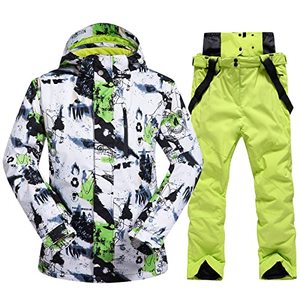 Conjunto <span class=keywords><strong>de</strong></span> Chaqueta y Pantalones <span class=keywords><strong>de</strong></span> Esquí para Hombre, Traje <span class=keywords><strong>de</strong></span> Esquí, Impermeable, Cortavientos, <span class=keywords><strong>con</strong></span> Capucha, Abrigo <span class=keywords><strong>de</strong></span> <span class=keywords><strong>Nieve</strong></span>, 2 Piezas, Trajes <span class=keywords><strong>de</strong></span> Snowboard - Product Image 4