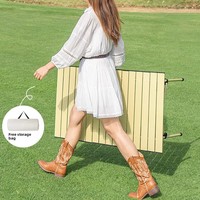 Table et chaises pliantes d'extérieur, meubles de camping portables pour la cuisine, le pique-nique, le barbecue