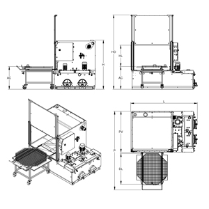 Robur 1000 2B Détergent électrique nettoyant vaporisateur nettoyant pièces laveuse pour la fabrication de machines - Product Image 2
