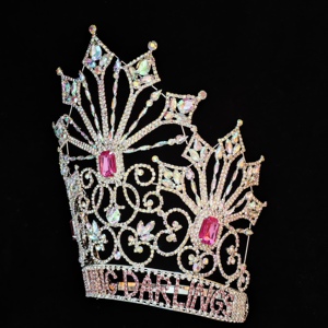 มงกุฎนางงามประดับพลอยเทียมมงกุฎนางงามมงกุฎนางงามขนาดใหญ่ - Product Image 3