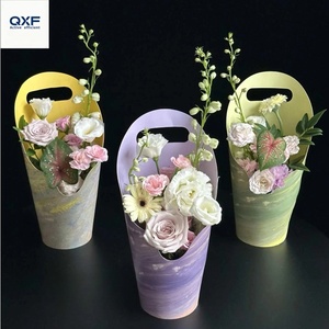 Handheld DIY Biodegradable Eco-Friendly Kraft Paper <strong>Flower</strong> Arrangement Bags <strong>Flower</strong> Tubes Folding <strong>Flower</strong> <strong>Boxes</strong> &amp; Candle Handbags - Product Image 1