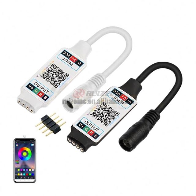 RGB Controller 5V 12V 24V Mini LED Dimmer for 5050 2835 FCOB Colorful Strip Lights Wireless APP Wireless Dimming Controls