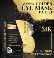 Masque pour les yeux en hydrogel personnalisé OEM avec logo privé, raffermissant, éclaircissant, patch en gel pour les cernes sous les yeux