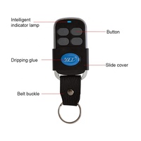 YET2155 Productos para el Hogar Inteligente, Control Remoto Inalámbrico RF a Prueba de Agua, Código Variable, Interruptor Universal para Abridor de Puerta de Garaje, 315mhz 433mhz