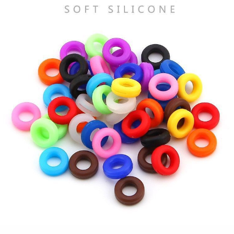Candy-Colored Silicone Eyewear Accessories Rings Anti-Slip Ear-Hook Glasses Stand for Sunglasses Eyeglasses Small Size