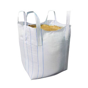 Grand sac de conteneur de décharge d'option de fond plat pp sacs en vrac de Fibc pour des matériaux de construction - Product Image 5