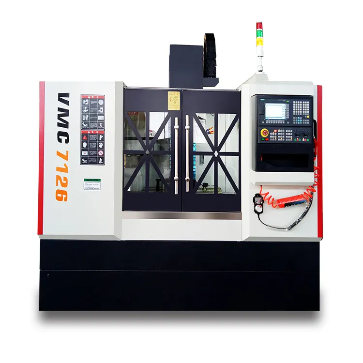 3 axis vertical milling machine 4 axis VMC7126 machining center