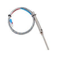 Sonda de Temperatura Tipo Termopar OEM/ODM, Rosca M8*1.25, Acero Inoxidable, Sensor de Temperatura K/E/PT100