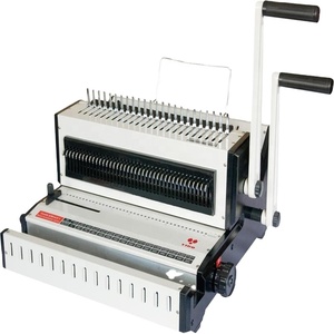 CW2016 2in1プラスチックコームとダブルワイヤー3:1手動オフィスパンチング製本機 - Product Image 1