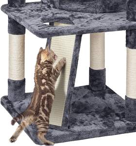 Nouveau design de meubles de luxe pour chat <span class=keywords><strong>griffoir</strong></span> d'arbre à chat poteaux en sisal <span class=keywords><strong>griffoir</strong></span> moderne pour chat moyen - Product Image 6
