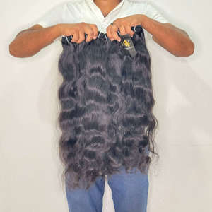 Brazilian Raw Hair Vendor Unprocessed Hair Vendor, Raw Indian Human Hair, Natural Cuticle Aligned Hair <b>Extensions</b> - Product Image 1