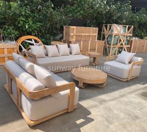 High-End Modern Design Solid Wood Teak Set for Hotels Patios Villas Gardens Luxury Yacht Style for Parks - Product Image 6