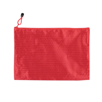Bolsa de Almacenamiento de Lápices de PVC Impermeable, Bolsa con Cierre de Malla, Organizador de Viaje A6, Carpeta de Archivos de Plástico para la Escuela y Oficina