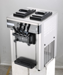 Macchina per la produzione di gelato Soft service con sistema di mantenimento fresco per negozi di ristorazione macchina per gelato morbido doppio compressore - Product Image 2